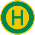 Zeichen 224 Straßenbahn Haltestelle StVO 1970.svg